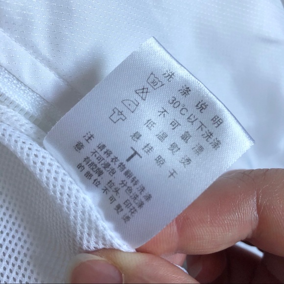 Equipment sporty white bomber jacket size M - Picture 11 of 11